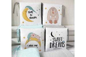 Бортик в детскую кроватку Непоседы НЕ-124