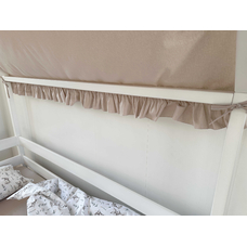 Крыша и шторы для кроватки домика ТД-28